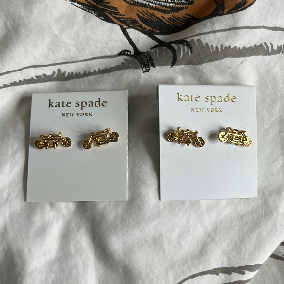 Kate Spade In Tandem gold stud earrings. Bought for bridesmaids. - Picture 4 of 4